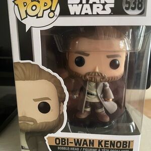 Funko Star Wars Obi-Wan Kenobi Figure - Brown and Black